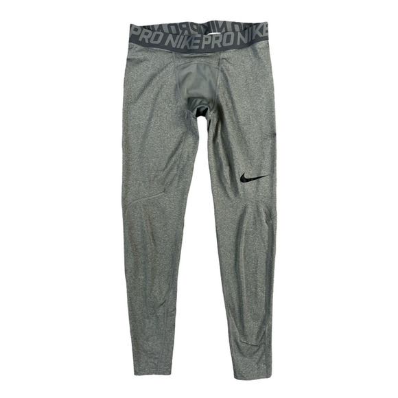 Nike Pro‎ Dri-Fit Compression Pants Gray Men's Size Medium - Picture 1 of 4